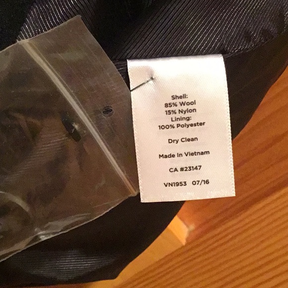 Talbot's Checked Wool Cape - Picture 9 of 9